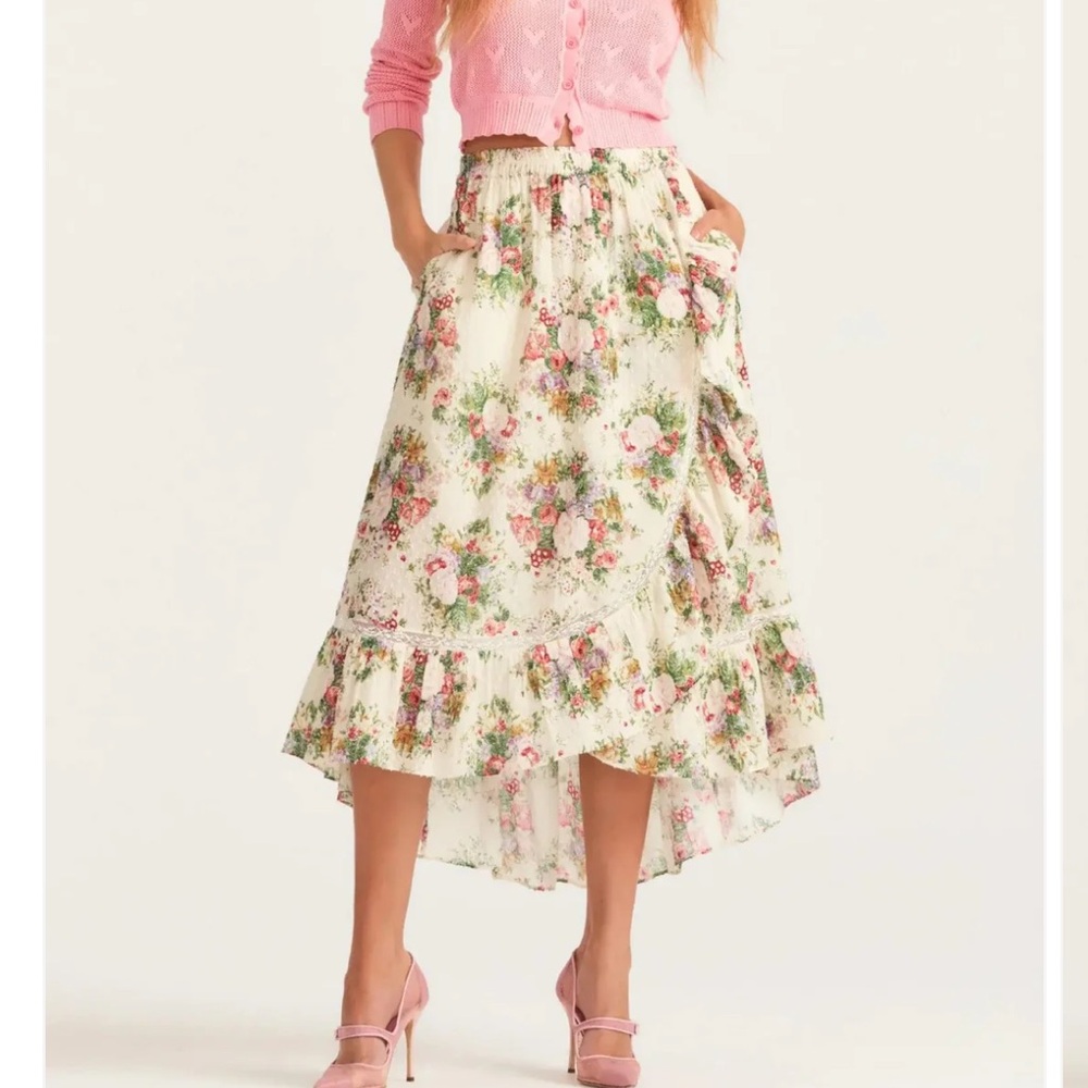NWT LoveShackFancy Viva Skirt Medium